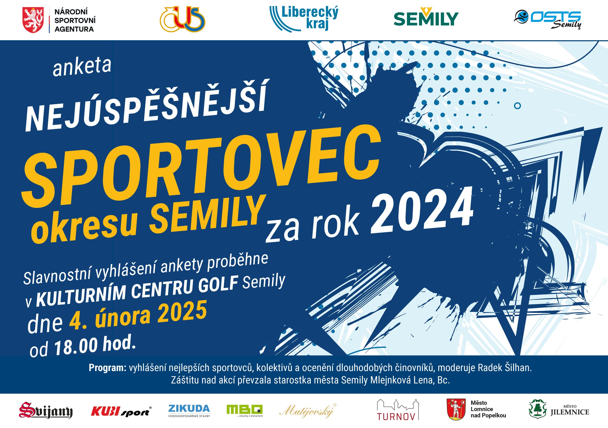 Nejúspěšnější sportovec okresu Semily za rok 2024